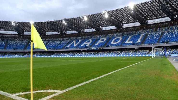 El Estadio Diego Armando Maradona de Napoli.