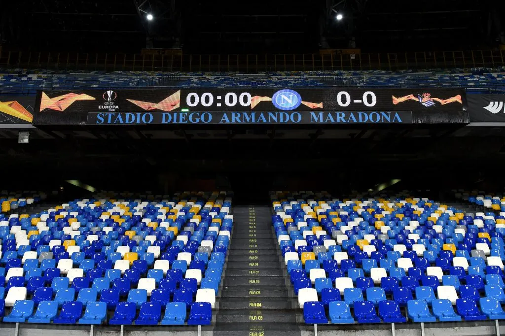 El Estadio Diego Armando Maradona, donde Napoli hace de local. (Getty Images)