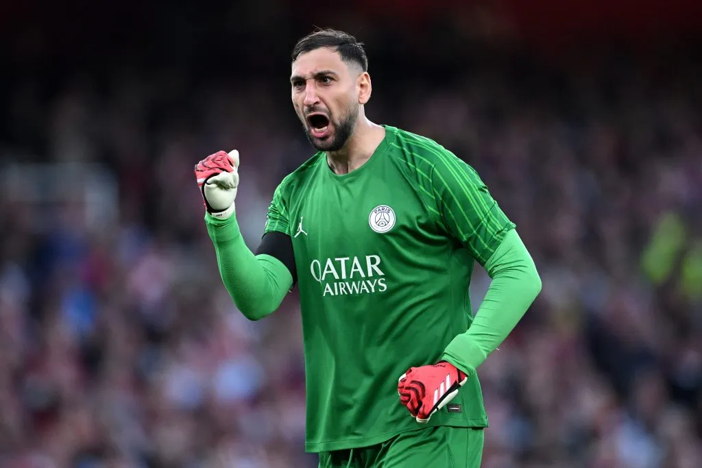 Gianluigi Donnarumma, arquero italiano de Paris Saint-Germain. (Getty Images)