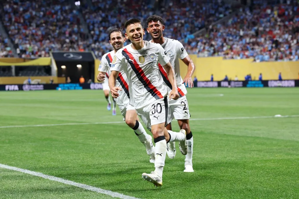 Echeverri marcó en el Mundial de Clubes su primer gol con Manchester City.