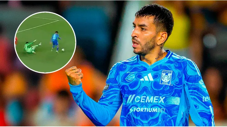 Ángel Correa: doblete, humillación al arquero y goleada de Tigres en la Leagues Cup