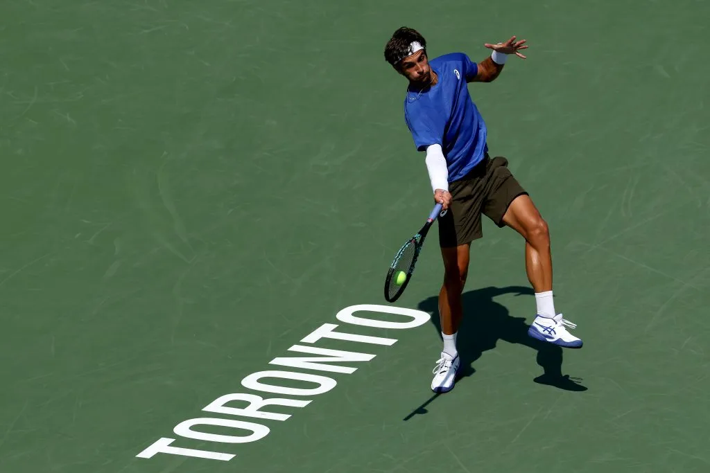 Lorenzo Musetti, uno de los jugadores más destacados que dijo presente en Canadá. (Foto: Getty).