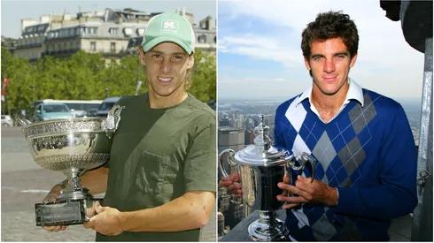 Gastón Gaudio y Juan Martín Del Potro