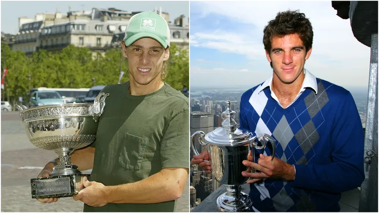 Gastón Gaudio y Juan Martín Del Potro