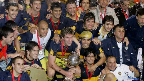 Los festejos de Boca campeón de la Copa Libertadores 2007. (Foto: Reuters)