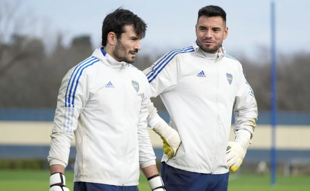 Javi García y Chiquito Romero, dos nombres que podrían irse del Xeneize en diciembre (Prensa Boca).