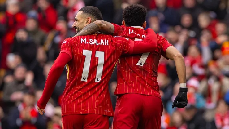Salah se despidió de Luis Díaz