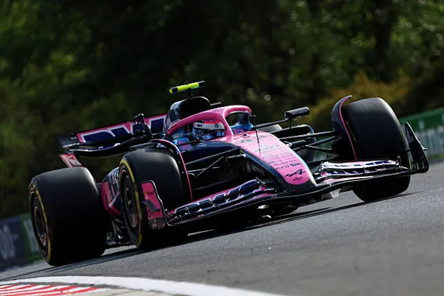Franco Colapinto en el Gran Premio de Hungría de la Fórmula 1 2025.