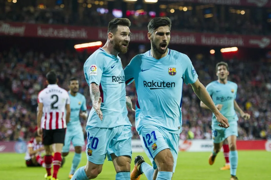 André Gomes permaneció dos temporadas en Barcelona siendo pieza de recambio (Getty Images).