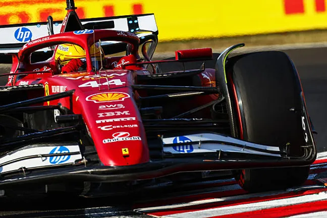 Hamilton, frustrado tras su clasificación en Hungría.