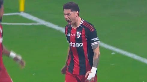 El gol de Montiel para que River le esté ganando a San Martín de Tucumán