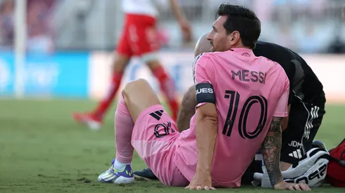 Lionel Messi salió lesionado en Inter Miami.