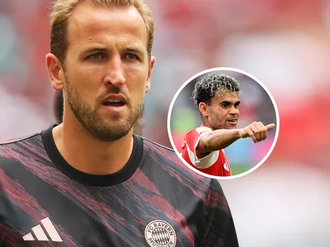 Harry Kane sólo necesitó dos palabras para definir a Luis Díaz tras su debut con el Bayern Múnich