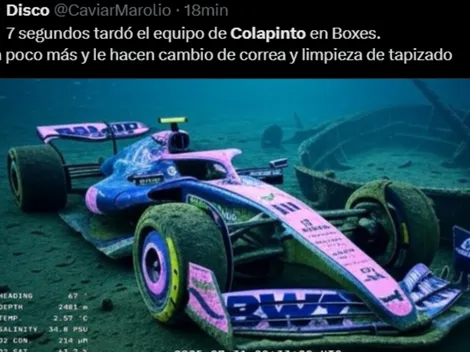 Los mejores memes de la carrera de Franco Colapinto en el GP de Hungría de la Fórmula 1