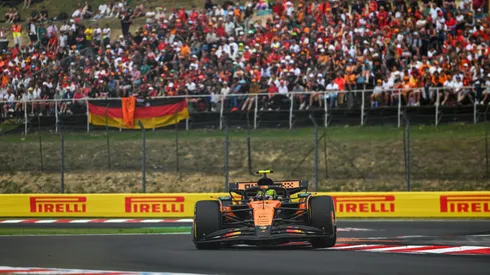 Lando Norris en el GP de Hungría.