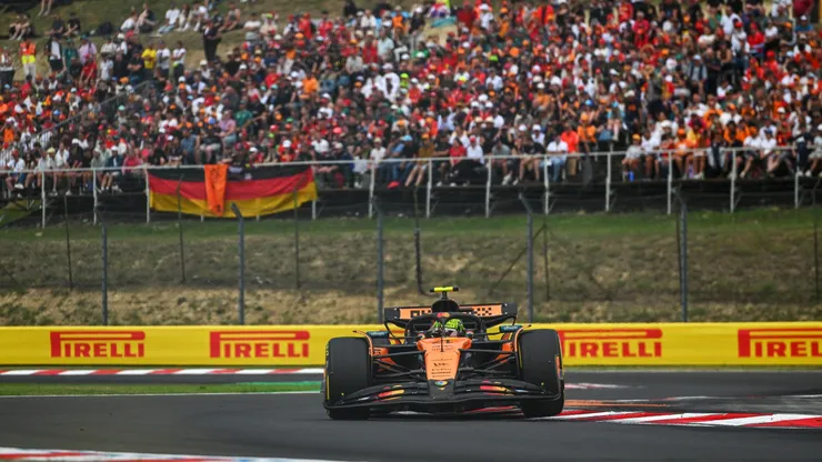 Lando Norris en el GP de Hungría.
