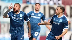 Duvan Vergara, autor del gol de Racing ante Riestra por Copa Argentina. (Foto: @Copa_Argentina)