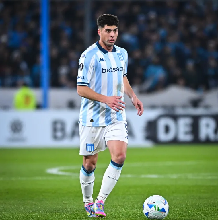 Juan Nardoni, mediocampista de Racing Club. (@juan.nardoni)