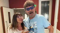 Daniel Mollo junto a Marcela Giorgi, su compañera en Radio Mitre