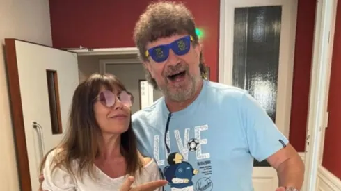 Daniel Mollo junto a Marcela Giorgi, su compañera en Radio Mitre