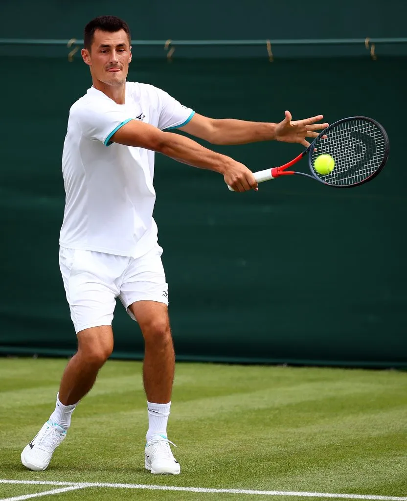 Tomic en Wimbledon 2019. (Foto: Getty).