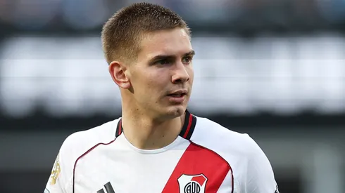 Franco Mastantuono en su paso por River.