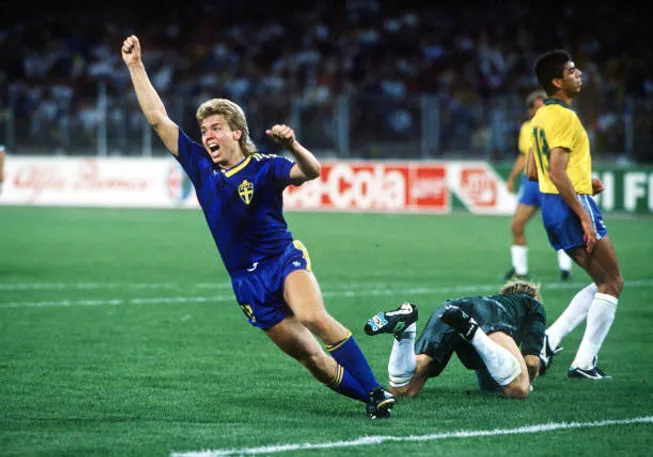 Tomas Brolin le convirtió un gol a Brasil en 1990, con apenas 19 años.