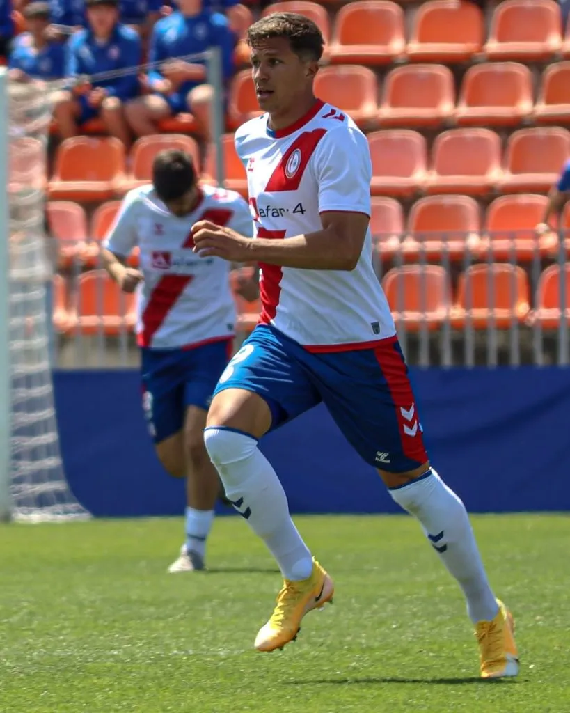 Gianluca Simeone se retiró en Rayo Majadahonda.