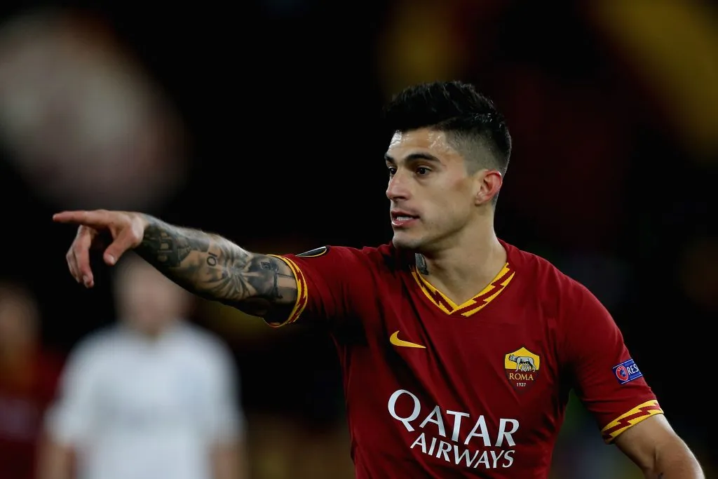 Diego Perotti durante su paso por Roma (Getty Images).
