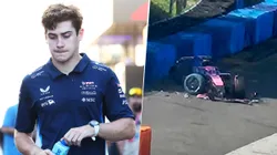 Franco Colapinto sufrió un accidente en los test de Pirelli en Hungría: el comunicado de Alpine