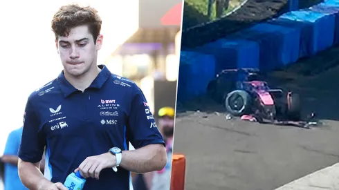 Franco Colapinto sufrió un accidente en los test de Pirelli en Hungría: el comunicado de Alpine