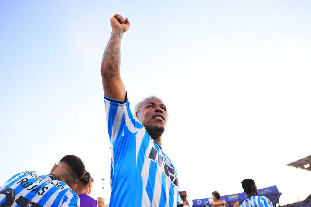 Roger Martínez marcó el gol que liquidó la final de la Copa Sudamericana en favor de Racing ante Cruzeiro.