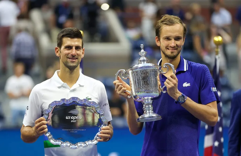 Daniil Medvedev, el único de la generación que no cumplió con las expectativas que ganó un Grand Slam, fue el US Open 2021. (Foto: Getty).