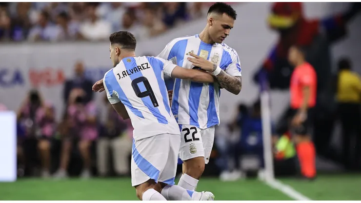 Julián Álvarez y Lautaro Martínez generan que la Selección Argentina sea la envidia de todo Sudamérica