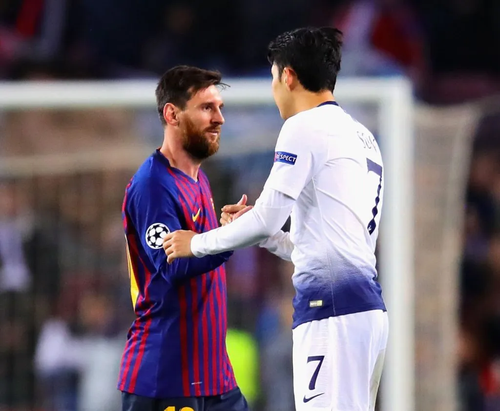 Son dijo que es un privilegio ser contemporáneo de Messi.