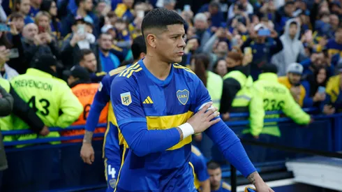 Marcos Rojo en La Bombonera, durante su estadía en Boca.