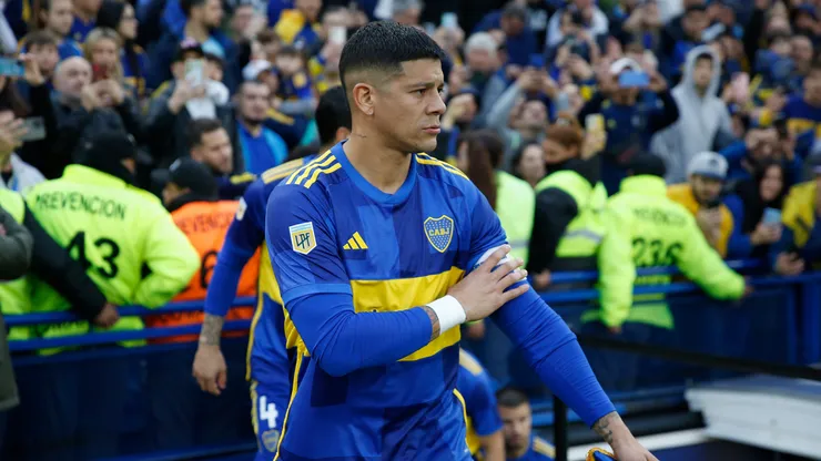 Marcos Rojo en La Bombonera, durante su estadía en Boca.