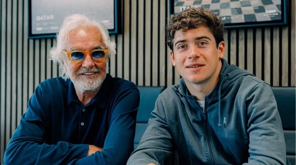 Flavio Briatore y Franco Colapinto, integrantes de Alpine en la Fórmula 1.