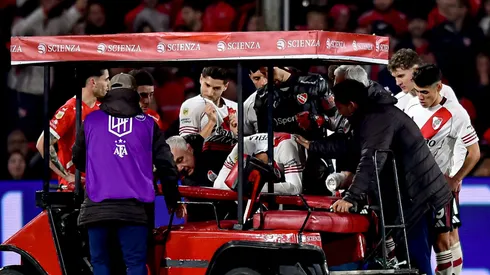 La lesión de Germán Pezzella en River vs. Independiente que le trae un dolor de cabeza a Marcelo Gallardo