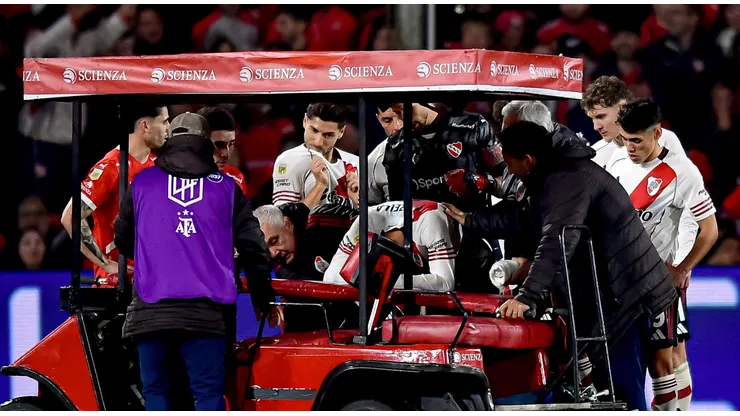 La lesión de Germán Pezzella en River vs. Independiente que le trae un dolor de cabeza a Marcelo Gallardo