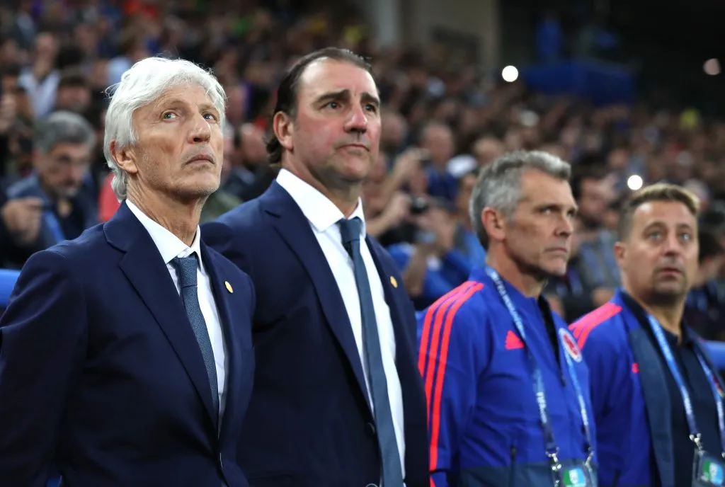 José Néstor Pékerman, durante su estadía como director técnico de Colombia en la Copa del Mundo 2018. (Getty Images)