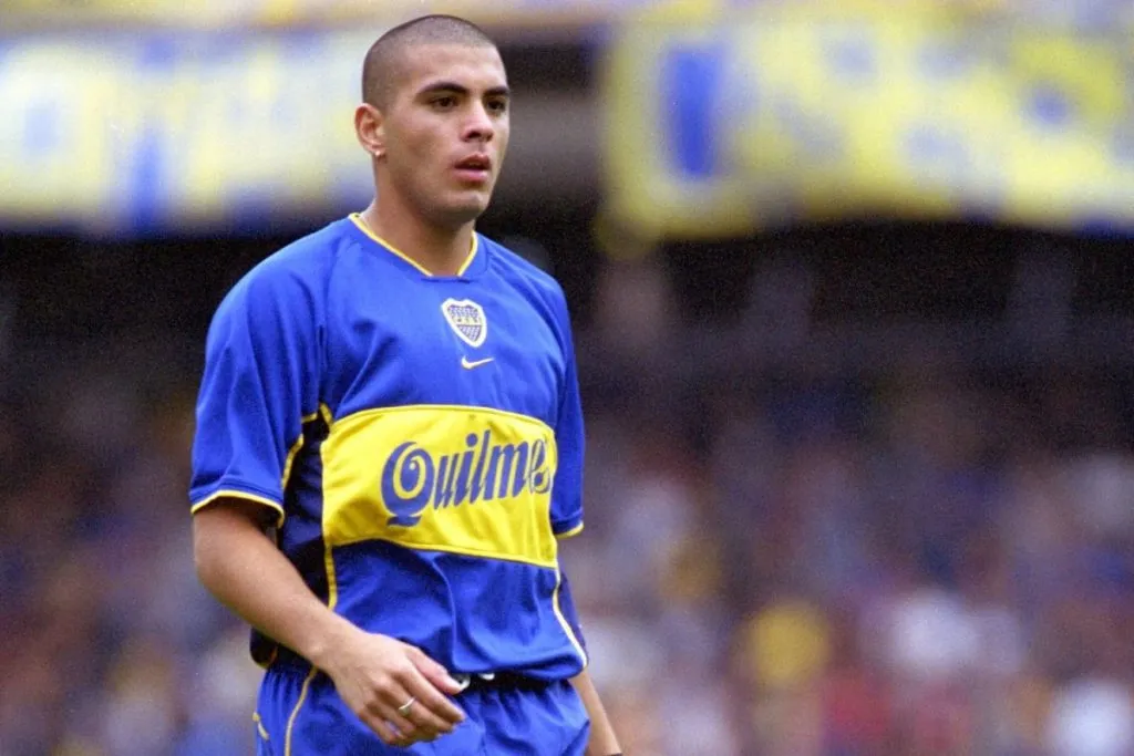 Omar Pérez durante su estadía en Boca Juniors. (Imago)