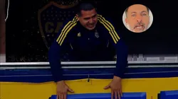 Riquelme durante el empate contra Racing.