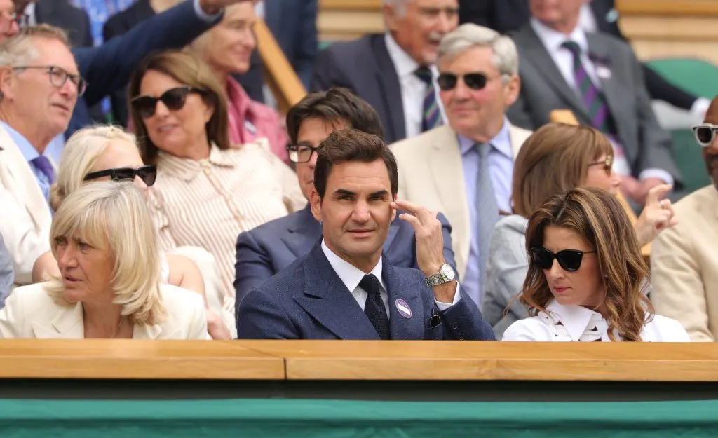 Roger Federer en Wimbledon 2025. (Foto: Getty).