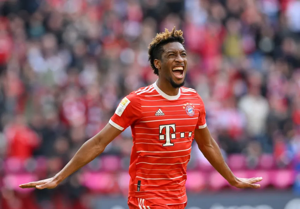 Kingsley Coman, delantero francés durante su estadía en Bayern Múnich. (Getty Images)