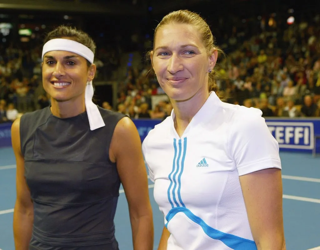 Sabatini y Graf en 2004. (Foto: Getty).