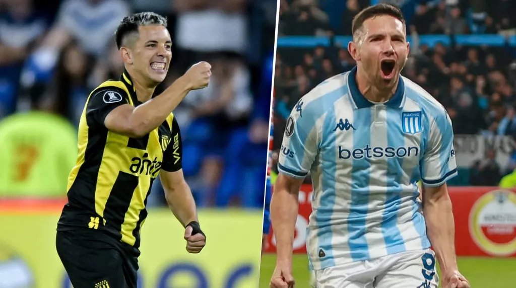 Peñarol y Racing se enfrentan en Avellaneda.