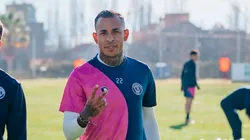 Sebastián Villa, delantero colombiano de Independiente Rivadavia de Mendoza y ex Boca.