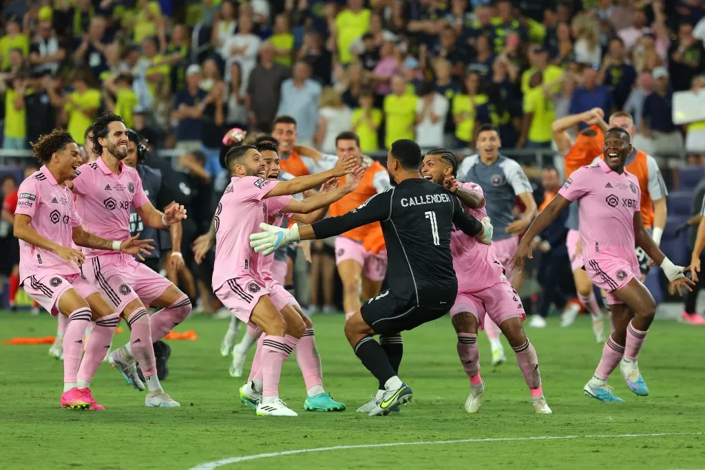 Drake Callender atajó el penal para que Inter Miami gane la Leagues Cup 2023. (Getty).