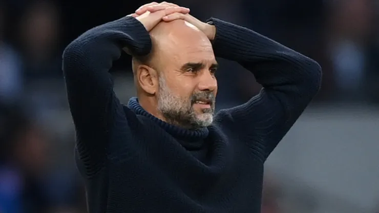 Pep Guardiola, entrenador de Manchester City.